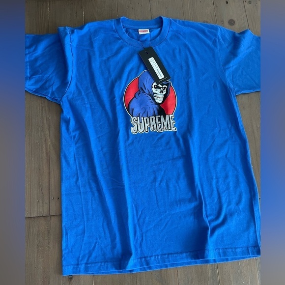 Supreme Reaper Tee in blue SS23 NWT - Picture 2 of 5